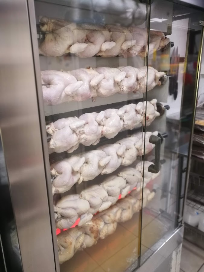 Pollos asados en brunete